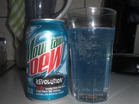 Mountain Dew Revolution | Blue Soft Drinks rock! It seems to… | Flickr