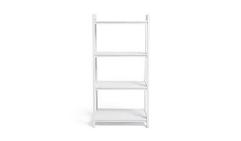 Buy Habitat 4 Tier Ladder Storage Unit - White | Bathroom shelves ...