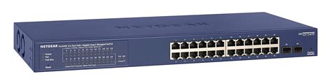 Netgear 24-Port PoE Managed Gigabit Ethernet Switch - Blue