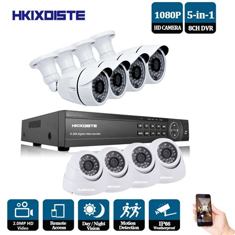 2.0MP HD indoor Outdoor Security Camera System 1080P HDMI CCTV Video ...