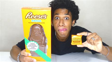 GIANT Reese's PB Cup Eaten Fast! (2,250 Calories) - YouTube