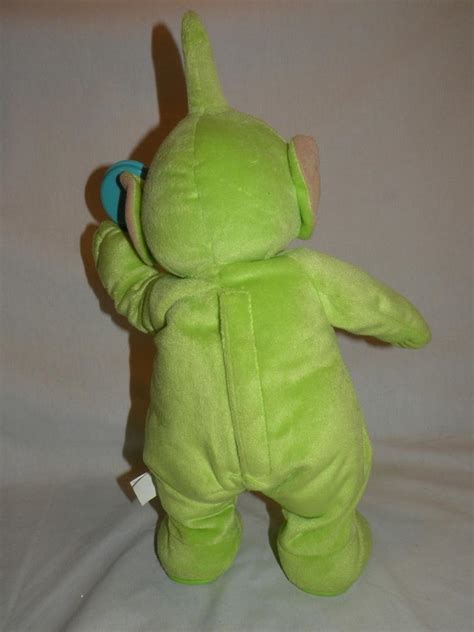 Teletubbies Tinky Winky Dancing Singing Light Up 15" Walking Green ...