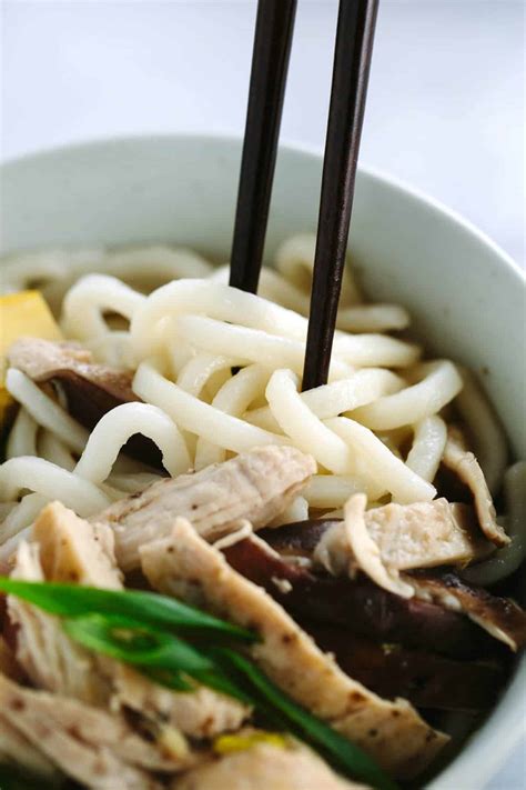 Chicken Udon Soup with Bok Choy - Jessica Gavin