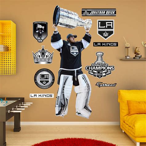 Life-Size Jonathan Quick Stanley Cup Wall Decal | Shop Fathead® for Los ...