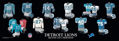 Detroit Lions Uniform and Team History | Heritage Uniforms and Jerseys ...