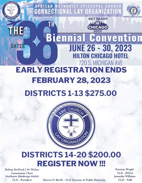 2023 Connectional Lay Organization Biennial - AME Church