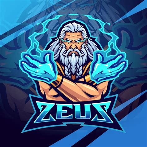 Zeus esport mascot logo design 37275670 Vector Art at Vecteezy