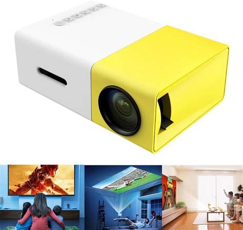 YG300 Mini Portable 1080P HD LED Projector Multimedia Home Theater price in Pakistan at Symbios.PK