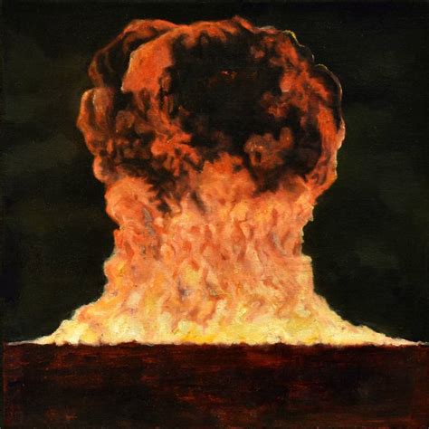 Nuclear explosion 1 Painting by Srecko Radivojcevic | Saatchi Art