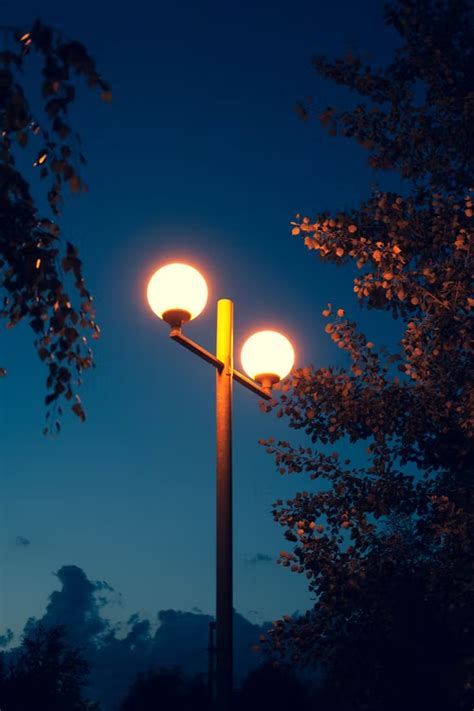 Night Sky with Street Lights