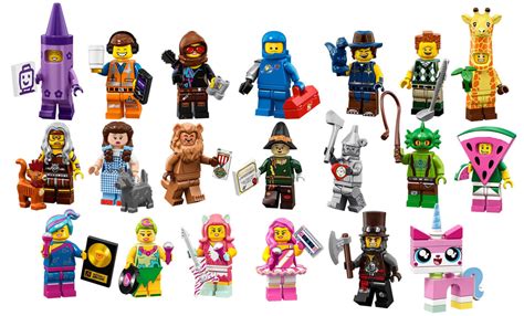 The LEGO Movie 2 Complete Collection 20 LEGO Minifigures 71023 ...