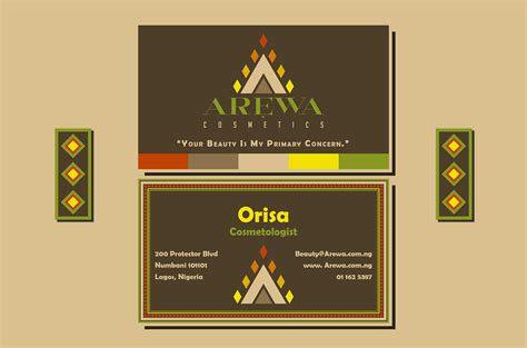 Arewa Cosmetics Branding Identity on Behance