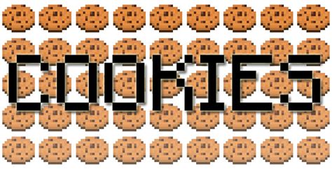 Cookie Pixal Art Minecraft Project