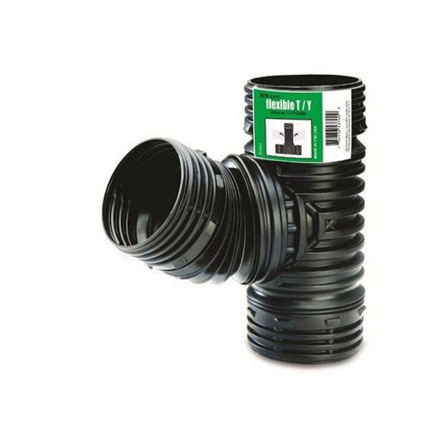 FLEX-Drain 4-in dia 45-Degree Corrugated Tee Fittings in the Corrugated ...