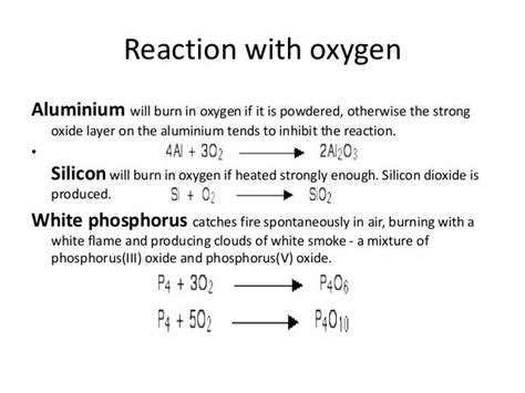 Oxygen Gas: Reaction Between Magnesium And Oxygen Gas