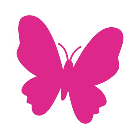 butterfly pink silhouette style icon 2599283 Vector Art at Vecteezy