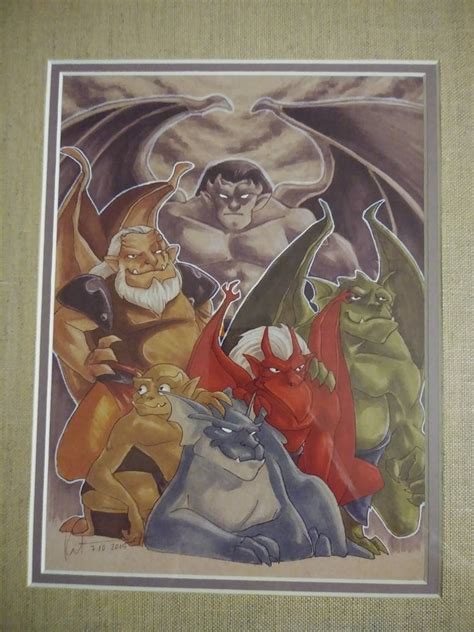 Gargoyles Painting by STAN4US on DeviantArt