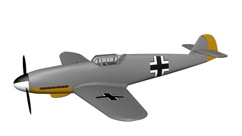 Messerschmitt Bf 109 G6 RC Plane Plans