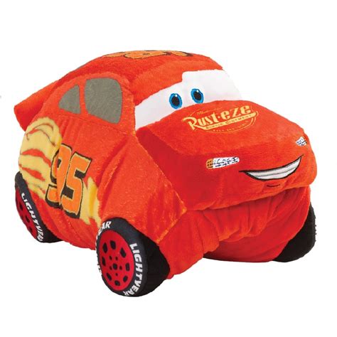 Lightning McQueen Pillow Pet - 16" Large Folding Plush Pillow