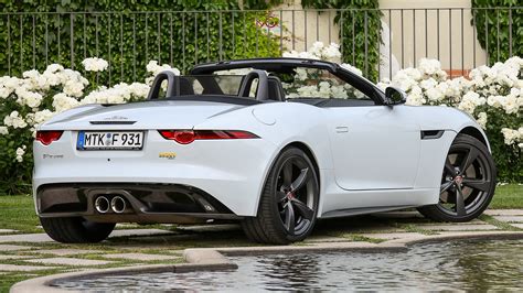 Download Car White Car Convertible Grand Tourer Vehicle Jaguar F-Type 400 Sport Convertible HD ...