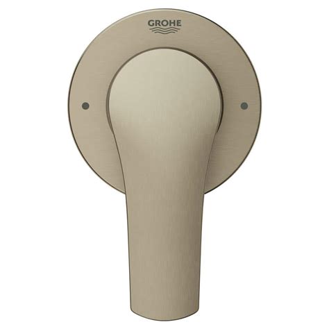 GROHE Eurosmart 1-Handle 2-Way Diverter Trim Kit in Brushed Nickel (Valve Not Included) 19970EN3 ...