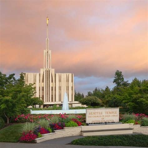 Seattle Temple Everlasting - LDS Temple Pictures