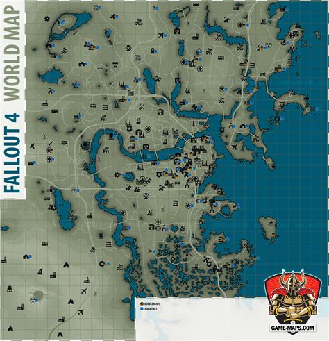 Fallout 4 World Map | game-maps.com