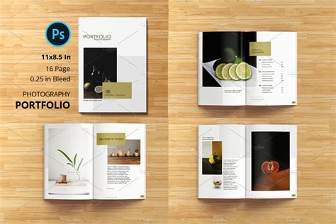 Photography Portfolio Template V02 | Brochure Templates ~ Creative Market