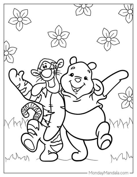 40 Winnie The Pooh Coloring Pages (Free PDF Printables)