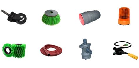 Spare parts compatible with street sweepers