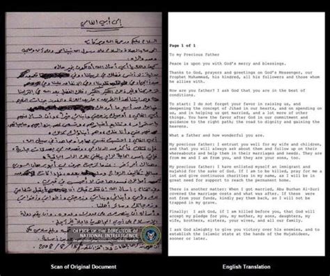 A newly released letter from Osama Bin Laden called for Americans to ...