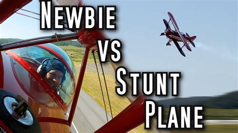 Too Much Plane? Brand New Pilot Tries To Fly Aerobatic Bi-Plane - YouTube