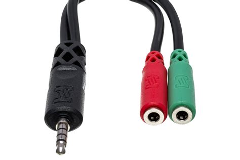 Headset/Mic Breakout Cable - Headphone Adapters | Hosa Cables