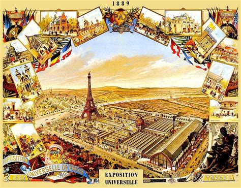 "EXPOSITION UNIVERSELLE : Vintage 1889 Paris World Fair Print" by posterbobs | Redbubble