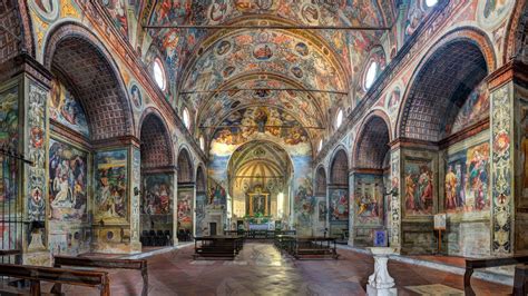 Internal view of the church Santa Maria delle Grazie