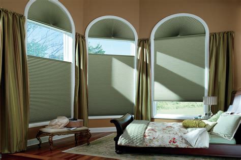 Hunter Douglas Honeycomb Shades for Arched Windows - Transitional - Bedroom - Other - by L & L ...