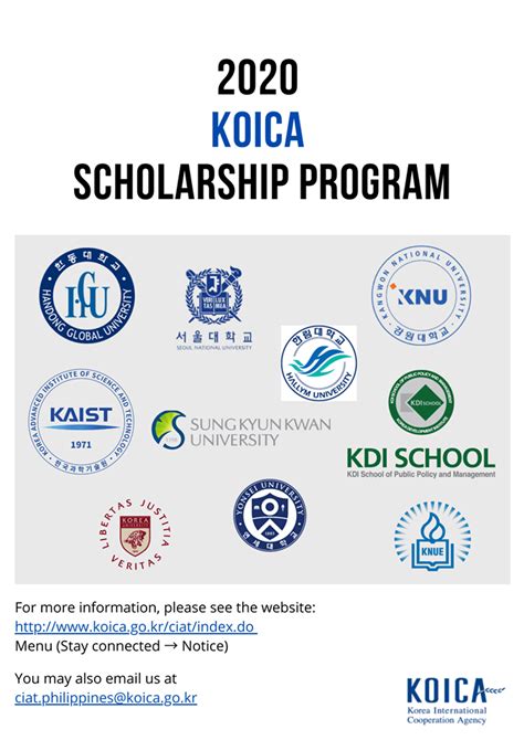 KOICA Scholarships for Master’s in Public Sector Reforms & Management