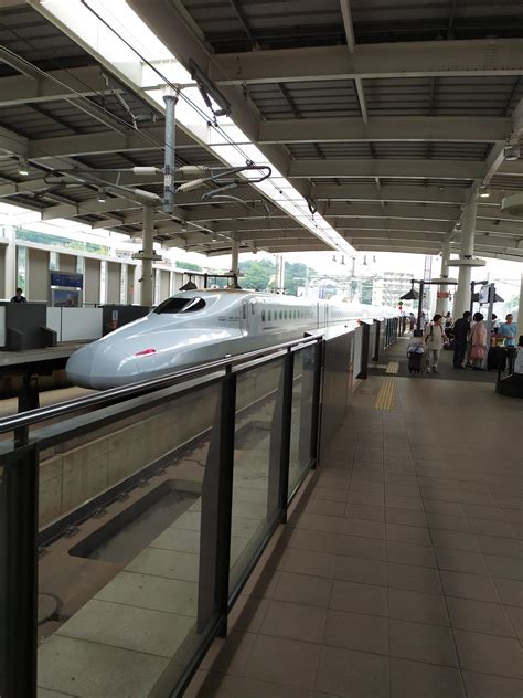 Shinkansen N700 series train departing from Kumamoto, bound for Shin-Osaka : pics