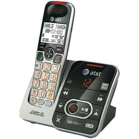 AtandT CRL32102 Cordless Phone System With Answering Caller Id and Call Waiting - Single-Handset ...