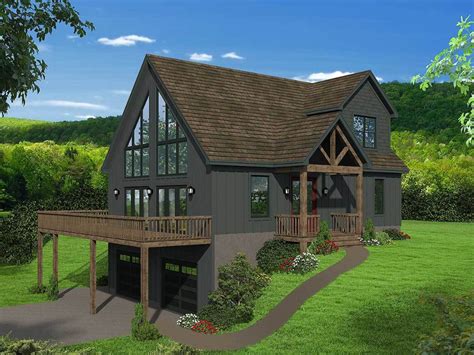 Lake House Floor Plans With Loft - Small House CH45 | Modern house ...