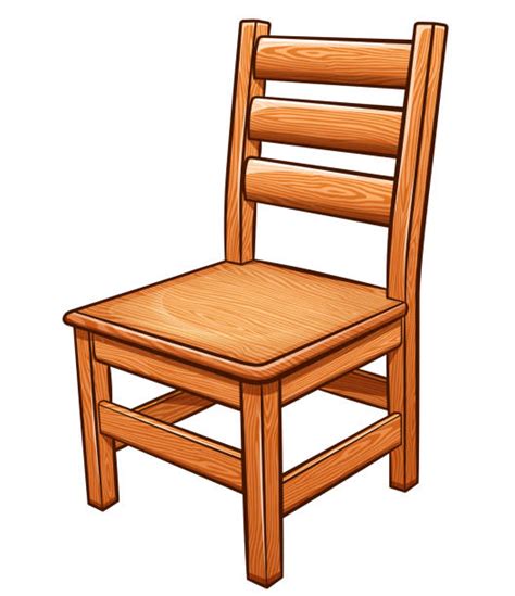 Cartoon Of Simple Wood Chair Illustrations, Royalty-Free Vector Graphics & Clip Art - iStock