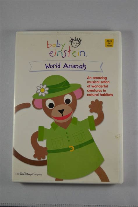 Baby Einstein: World Animals DVD + Free Shipping | Baby einstein, Animals of the world ...