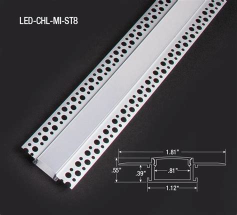 GM Lighting LED-CHL-MI-ST8 8 FT Straight LED Tape Mud In Channel (Pack ...