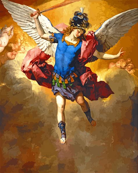 ArchAngel Michael Paint By Numbers - Numeral Paint Kit