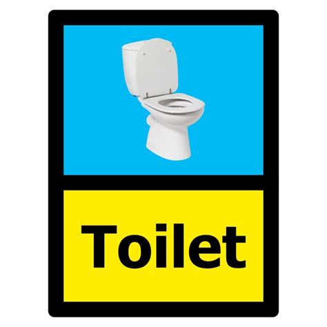 Toilet Dementia Door Sign - Aston Safety Signs