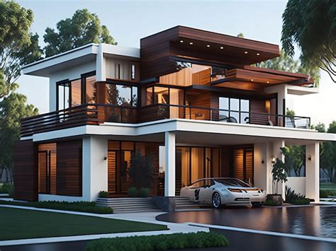 Premium AI Image | Modern minimalist house design