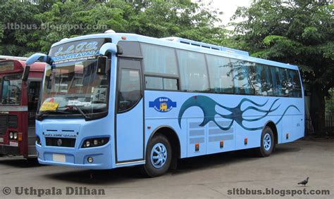 SLTB buses - ශ්‍රී ලංගම බස්: Ashok Leyland Viking AC luxury buses from SLTB Deraniyagala depot