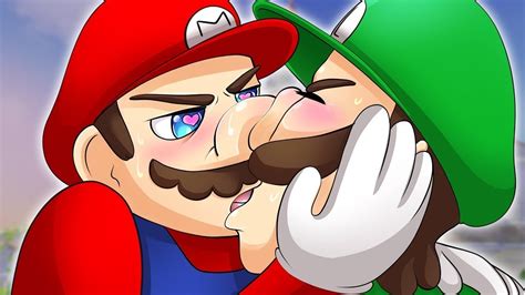 Mario and Luigi Kissing Compilation - YouTube