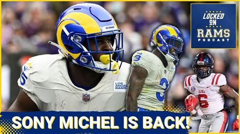 Rams Sign Sony Michel, Which Rams RB Will Get Cut, Impact on Cam Akers ...