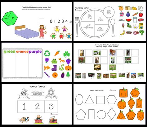 SmartBoard Preschool Interactive Learning Games | Totschooling - Toddler, Preschool ...